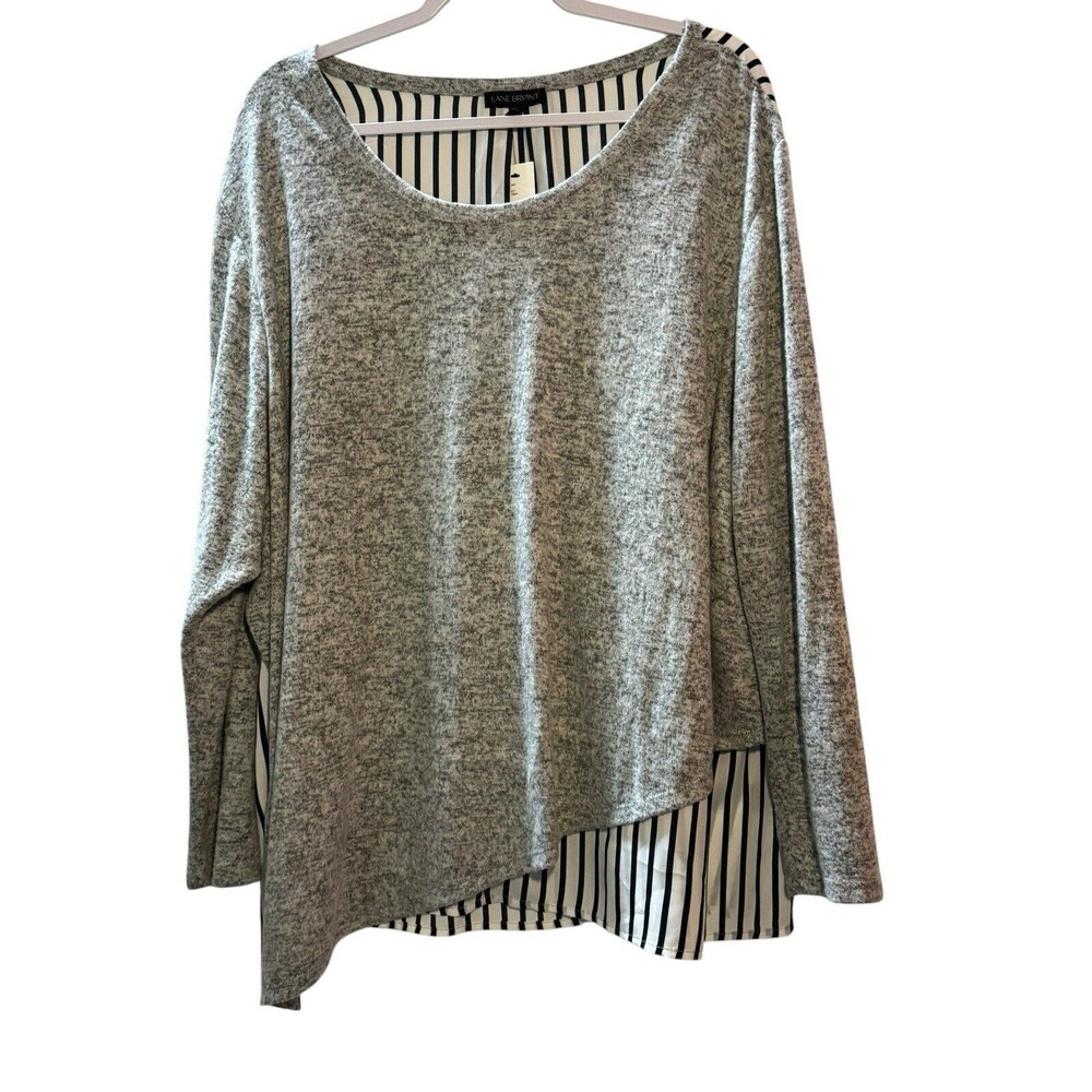 Lane Bryant Women’s Top Size 22/24 Gray/Blue NWT